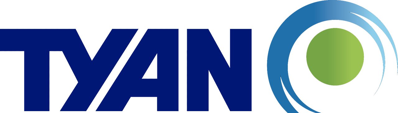 Tyan Computer logo in color with transparent background