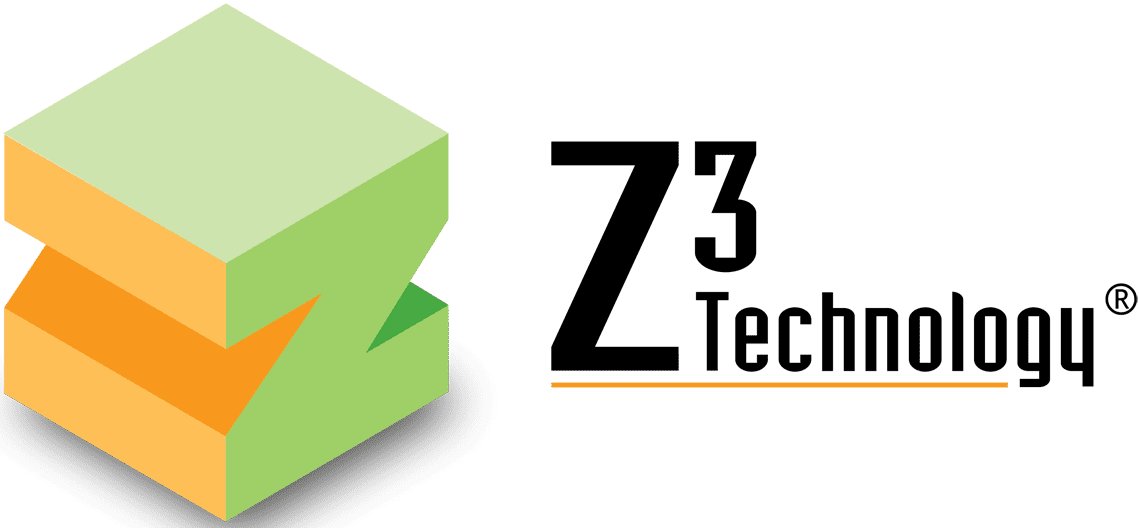 Z3 Technology logo in color with transparent background